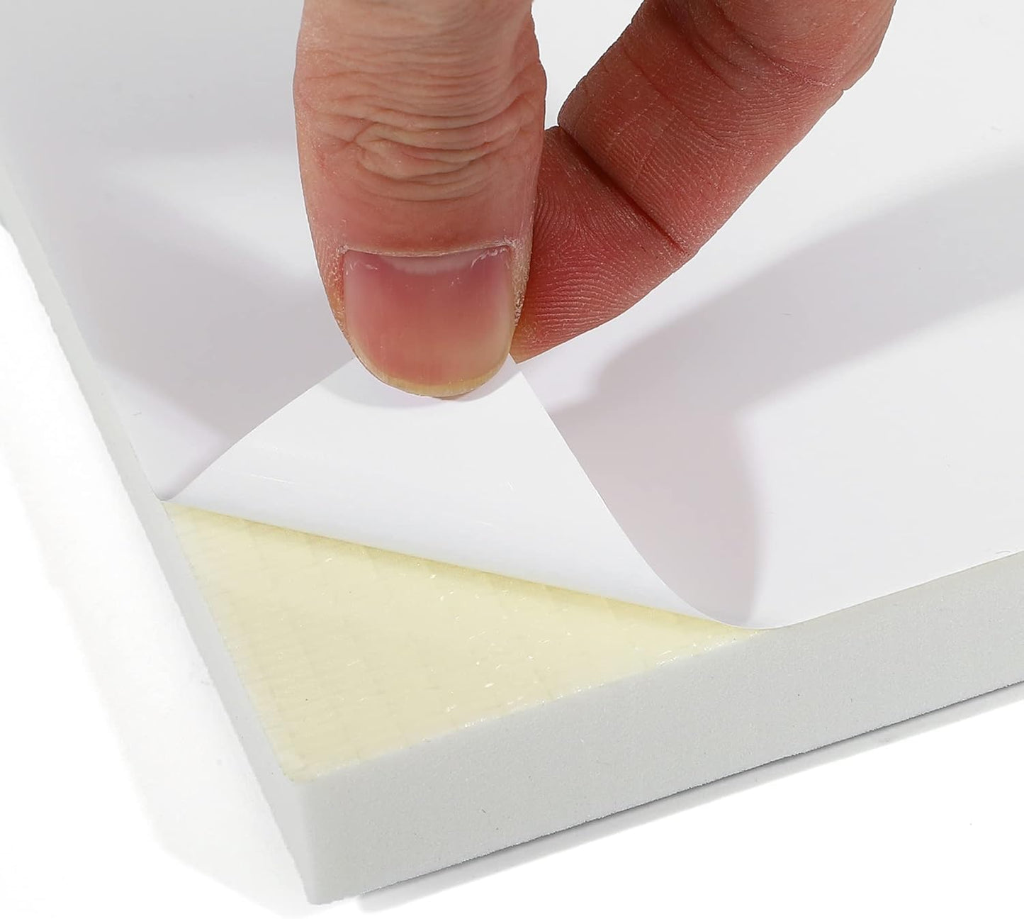 X AUTOHAUX 400x200x20mm 4pcs Car Garage Wall Guard Door Bumper Protector Anti Collision Waterproof White