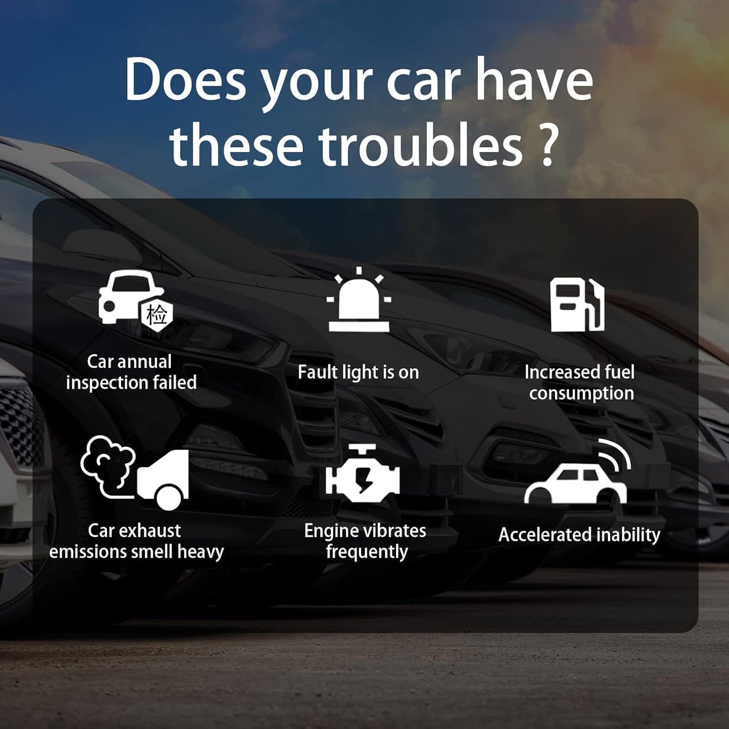 Catalytic Converter Cleaner, Auto Parts Engine Auto Parts Engine Cleaner, Pipe Carbon Removal Cleaner Treatment Additive Oil, Fuel System Treatment Oil for Gas and Diesel Car (2PCS*120ML) 