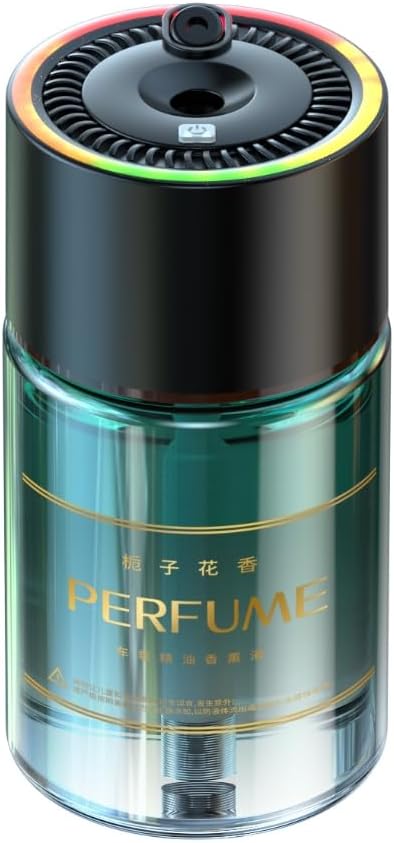 Car Air Freshener, Car Diffuser with RGB Ambient Light & Starry Ceiling, 4 Smart Scent Modes, 120-Day Runtime, Auto On/Off, USB-C Rechargeable, Cologne-Inspired Fragrance,120ML