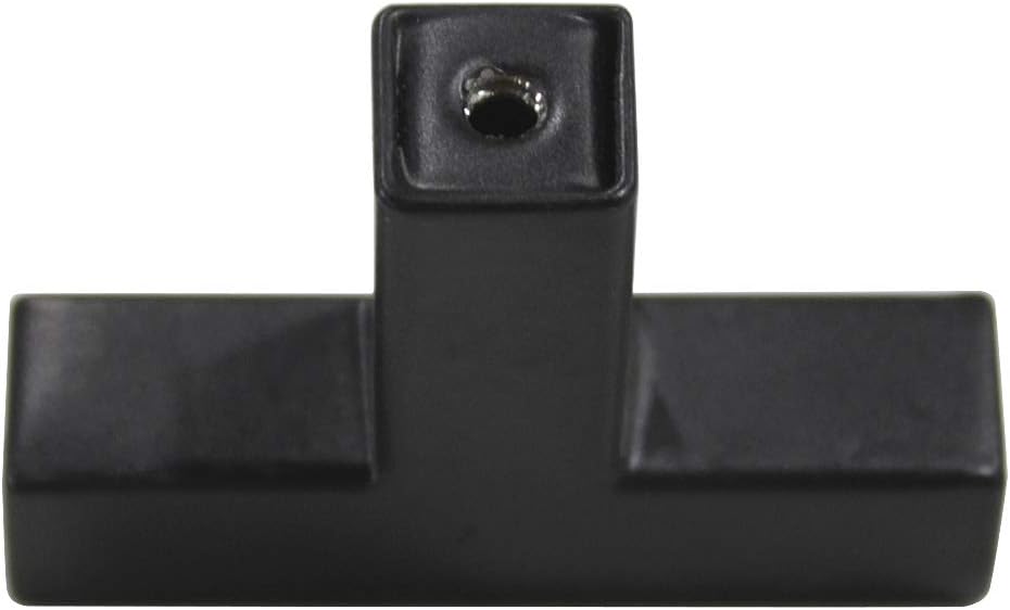 goldenwarm 15 Pack Black Cabinet Knobs Kitchen Cabinet Handles Stainless Steel Cabinet Hardware Black Knobs Handles Pulls for Bathroom Cabinets and Cupboard, 2in(50mm) Overall Length