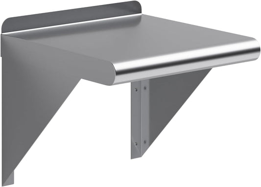 AmGood 12 in. x 12 in. Stainless Steel Wal Mount Shelf. Commercial/Home. Kitchen, Restaurant, Garage, Laundry, Utility Room. NSF