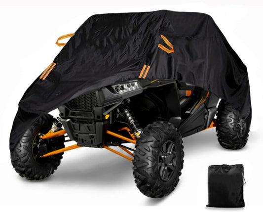 UTV Cover Waterproof Heavy Duty Oxford Cloth All Weather Protection Covers for Polaris RZR Ranger Can-Am Defender Teryx Pioneer Side by Side UTV Accessories, 2-3 Seater