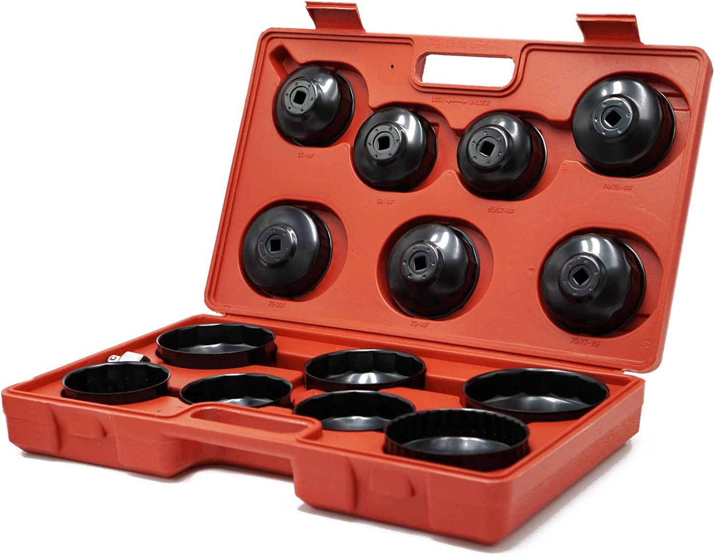 Oil Filter Socket Set 14pcs 3/8" Cap Wrenches Tool Kit