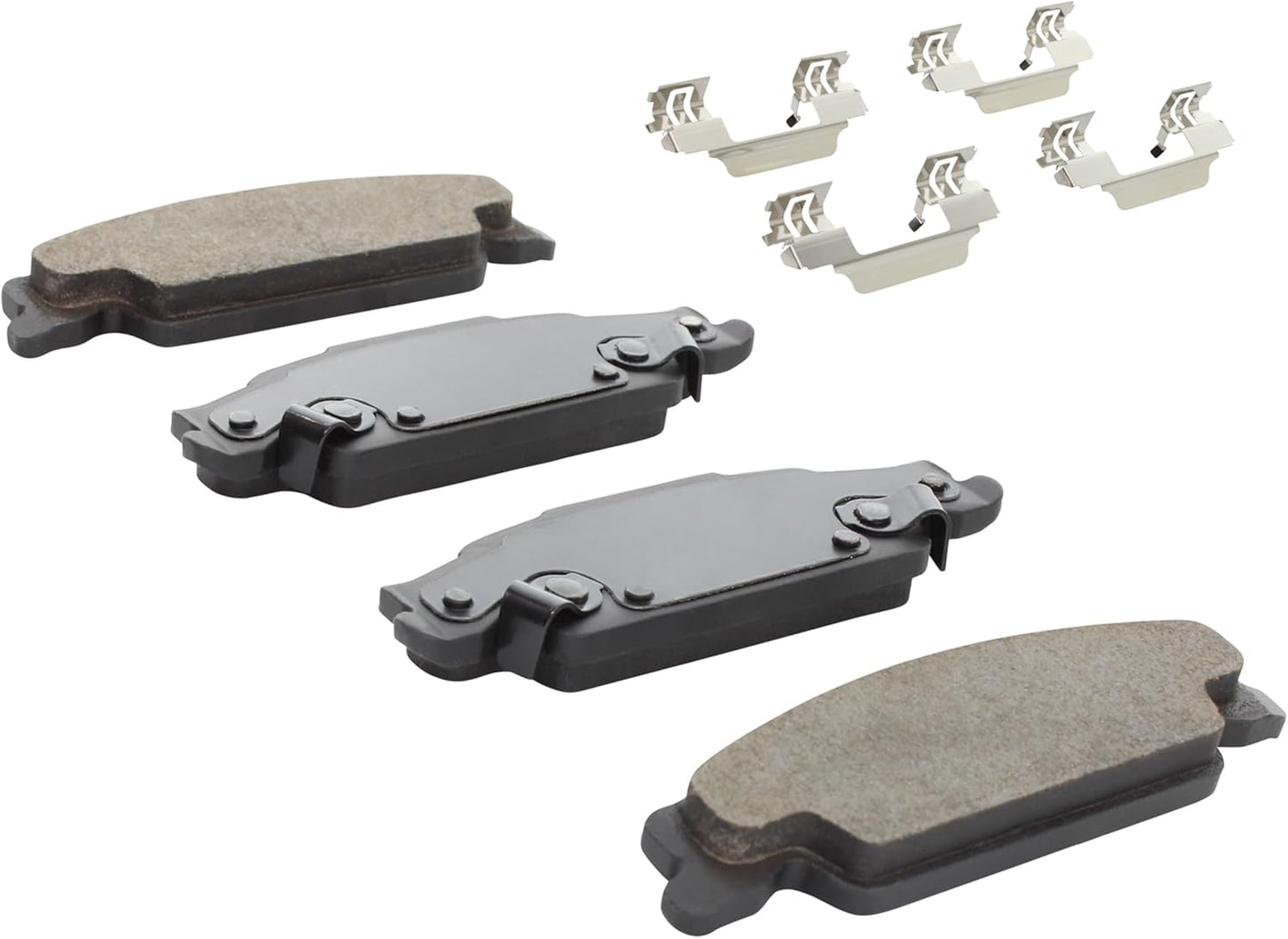 Premium Semi-Metallic Rear Brake Pads (1001-0922M) Compatible with Cadillac CTS 2003-2007, Cadillac STS 2005-2011, Pontiac Grand Prix 2005-2008
