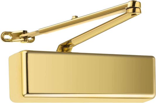 Lawrence Extra Heavy Duty Door Closer Commercial Grade 1 - Adjustable 6-Speed Delayed-Action Door Control with 3 Pistons – Flexible Installation with Included Hardware - Embassy Series LH8016