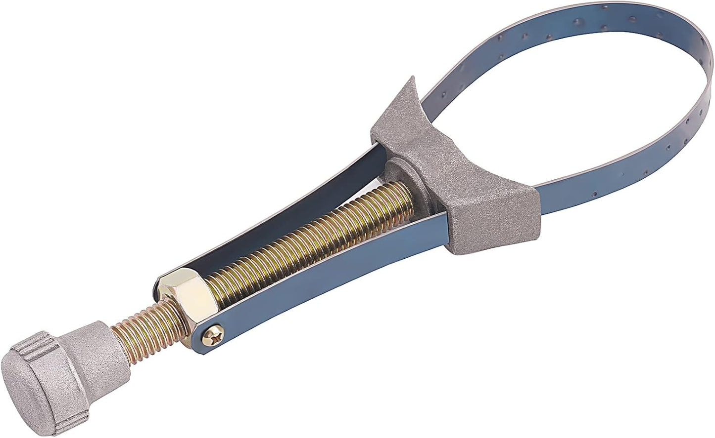 Road Passion 1PC Car Auto Motorcycle Oil Filter Tool Strap Wrench Diameter Adjustable 60mm To 120mm Universal Removal Tools Suction Tweezers Replacement Tips Strap Wrench
