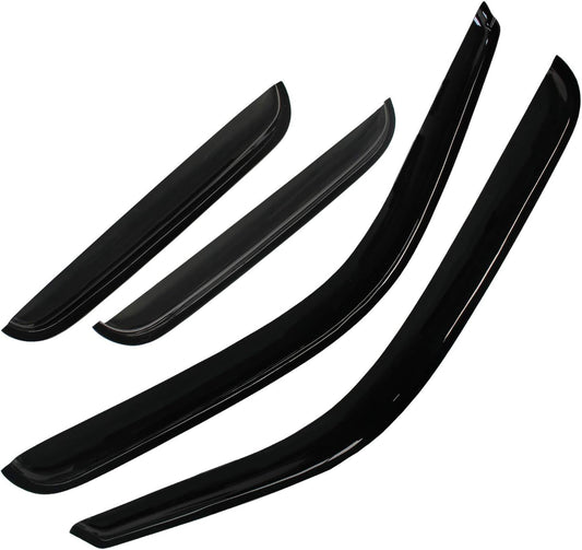 4pcs Side Window Deflectors Window Visors for 97-13 Expedition Sun/Rain Guard Visor