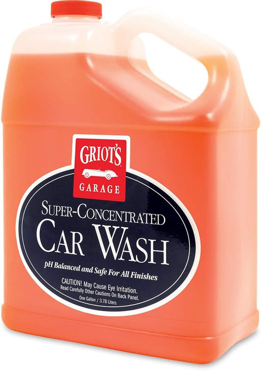 Griot's Garage Super-Concentrated Car Wash for Vehicle Washing and Cleaning, Foaming Liquid Soap, Won't Strip Waxes, Sealants or Ceramic Coatings, pH Balanced, 11103, One Gallon