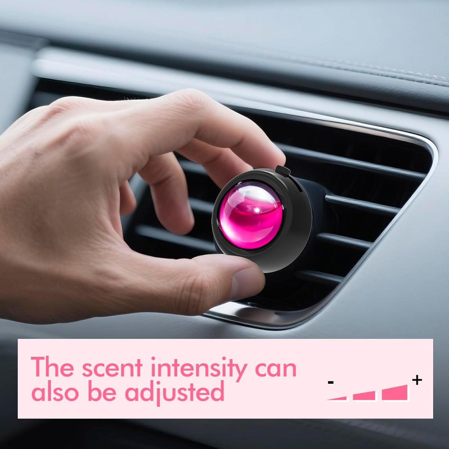 Car Air Freshener Vent Clips, Peach Scent, 6 Pack, Long Lasting Scent Up to 180 Days, Car Fresheners for Women, Car Vent Clip for Men