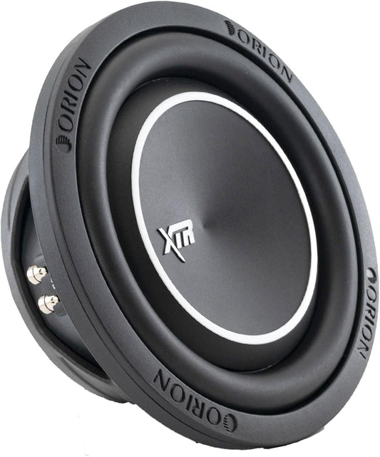 Orion XTR Series XTR8SWD4 Free Air Slim Shallow Mount 8” Car Subwoofer, 1200W Max Power, 300W RMS, Dual 4 Ohm, UV Coated Cone, NBR Surround – OEM Sub Replacement Compact for Lexus, BMW, Nissan, & More