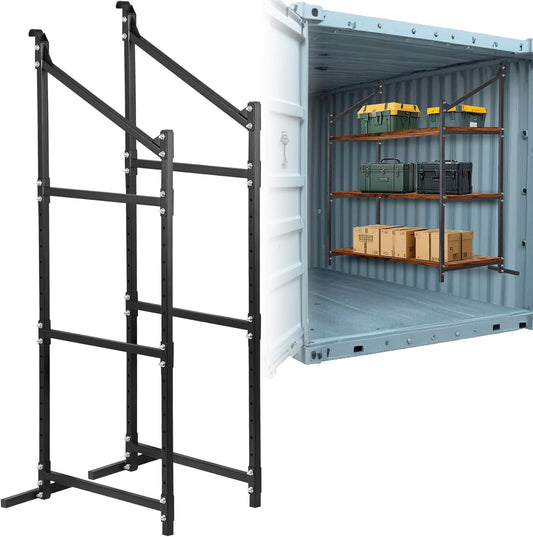 2 Pack Hanging Heavy duty Adjustable Shelf 56.5x22 Cargo Container Shelving units