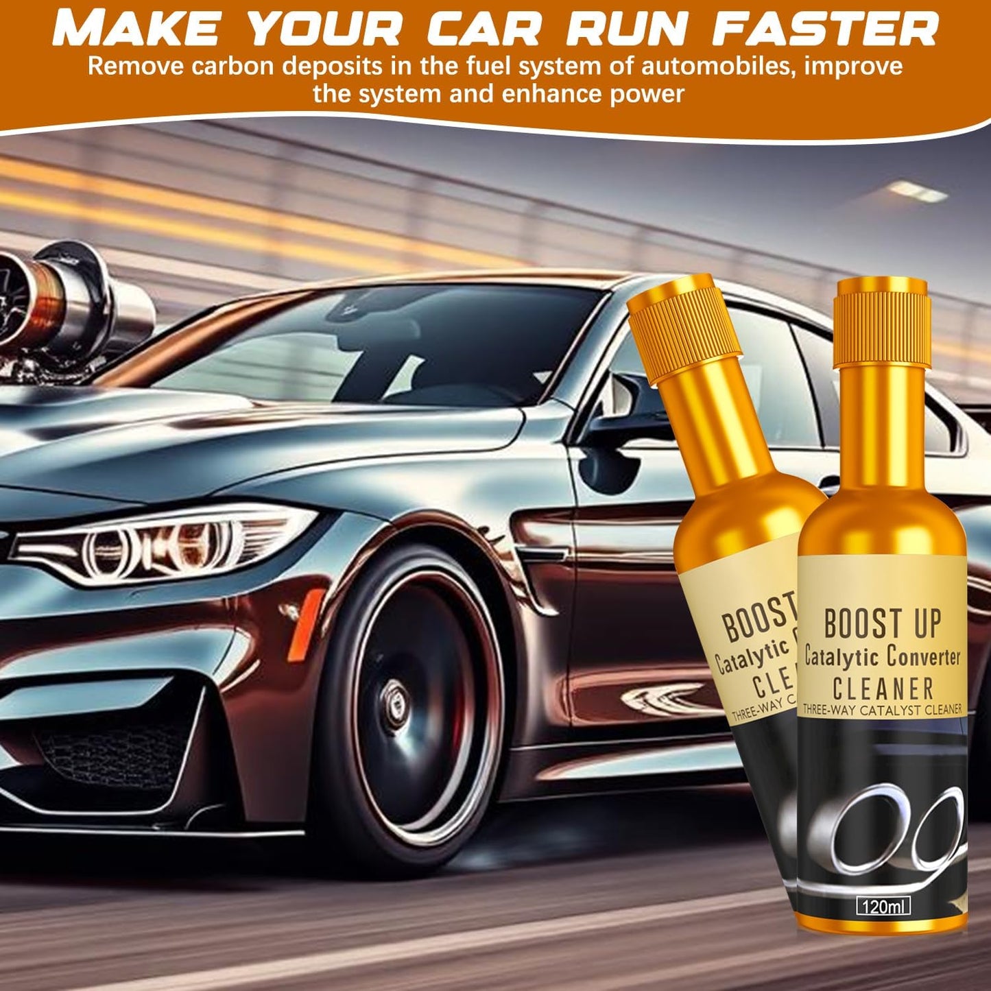 3Pcs Catalytic Converter Cleaner,Catalytic Converter Cleaner Kit,Auto Parts Engine,Exhaust System Pipe Carbon Removal Cleaner Treatment Additive Oil,Fuel System Treatment Oil Additive