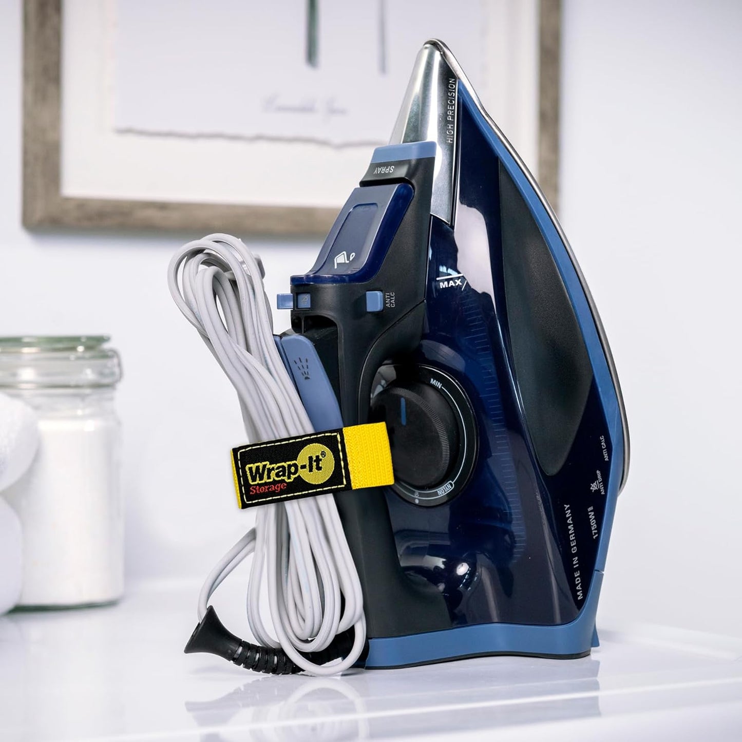 Quick-Straps by Wrap-It Storage - Assorted 12-Pack Black - Hook and Loop Hose and Cable Organizers