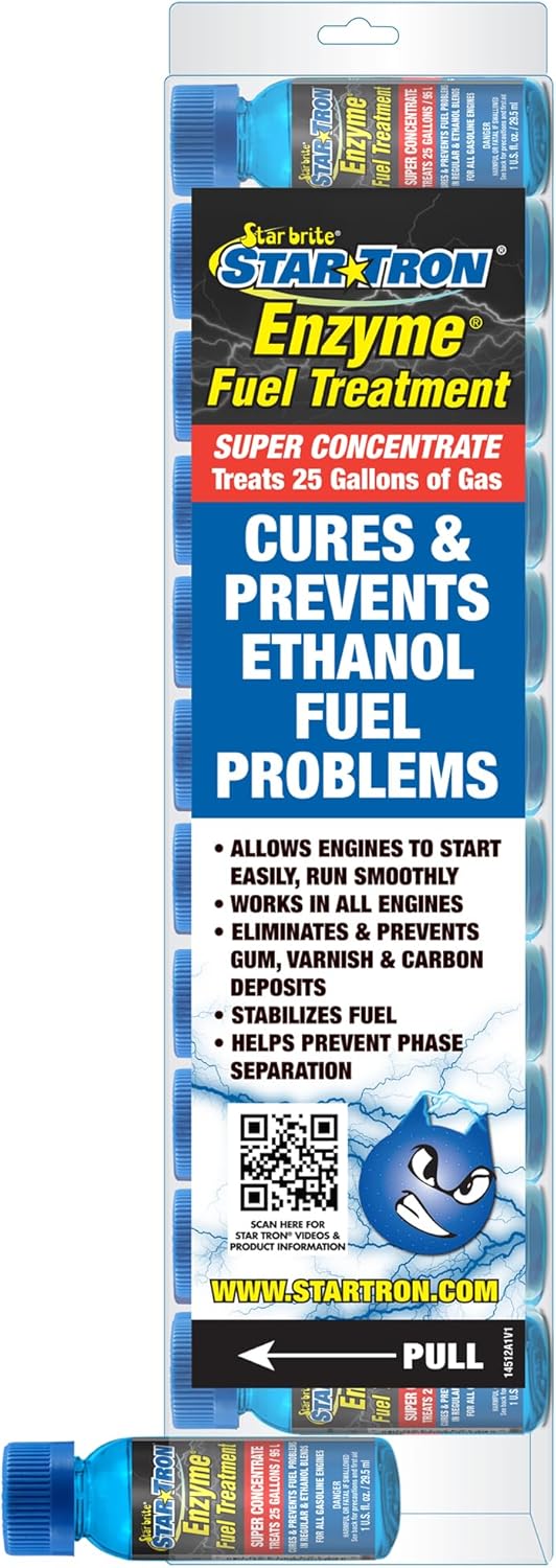 Star Tron Super Concentrated Diesel Formula - Enzyme Fuel Treatment for Enhanced Engine Performance - 1 Oz Treats 32 Gallons - Stabilize & Rejuvenate Diesel, Biodiesel & All Regular Gasoline