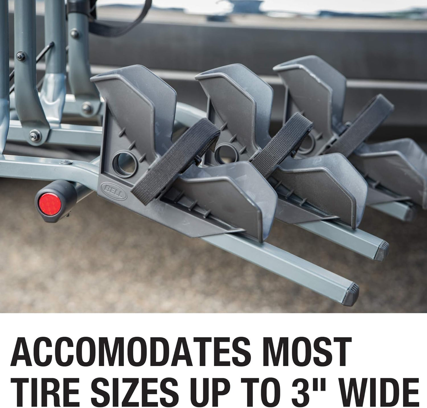 BELL Right Up 350 3-Bicycle Platform Hitch Rack