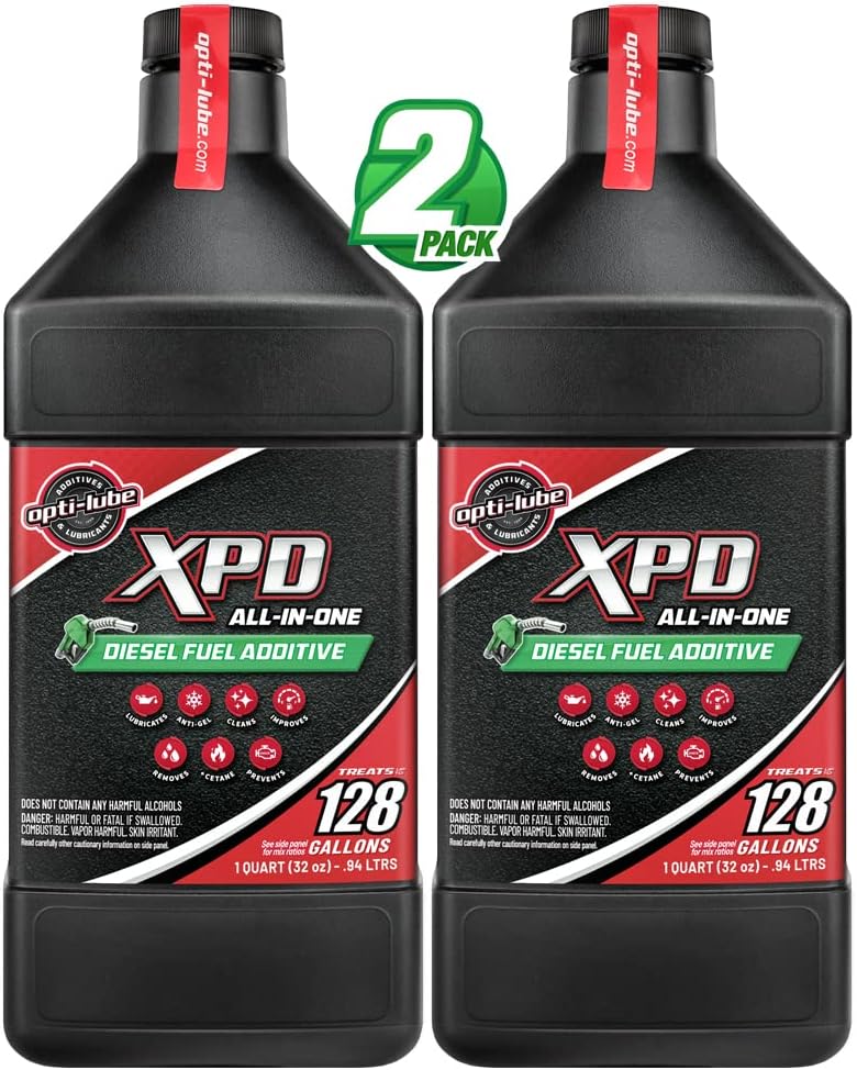 Opti-Lube XPD All-Season Diesel Fuel Additive - Quarts (2 Quarts (Treats 256 Gallons))