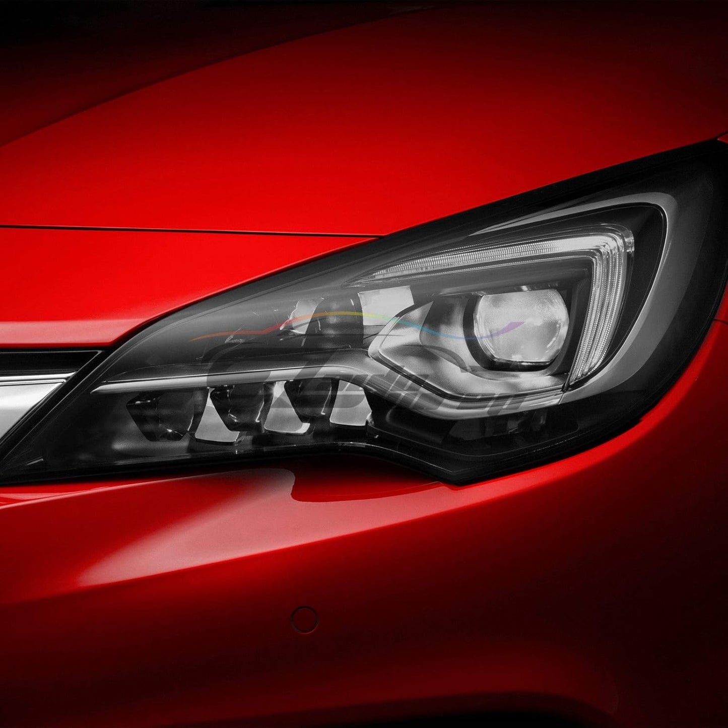 EZAUTO WRAP Free Tool Kit 12"x60" (1FT x 5FT) Glossy Light Black Smoke Headlight Taillight Fog Light Side Marker Vinyl Tint Film Self Adhesive