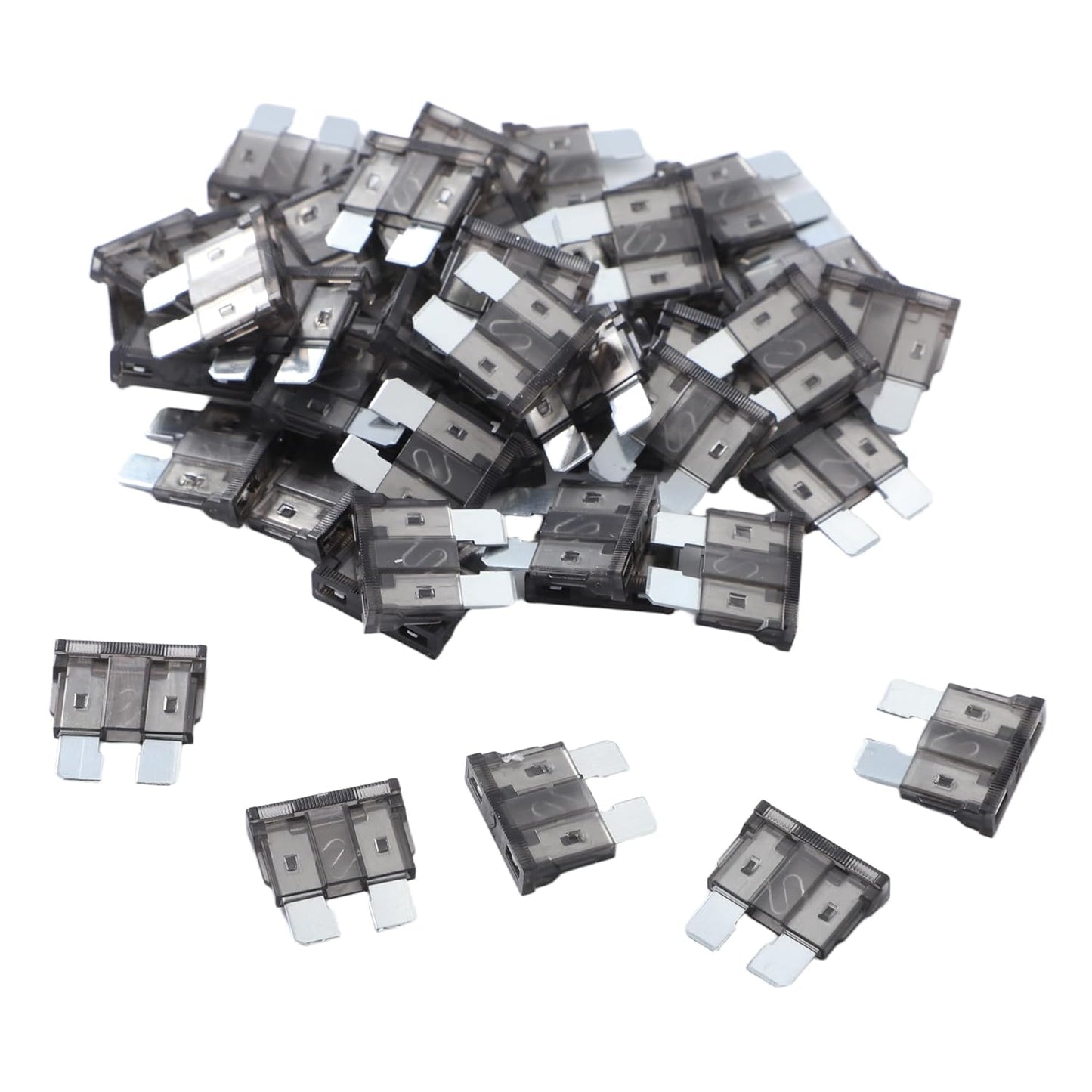 100 Pack Auto Fuses 2 AMP ATC/ATO Standard Regular Fuse Blade 2A Car Truck Boat Marine RV