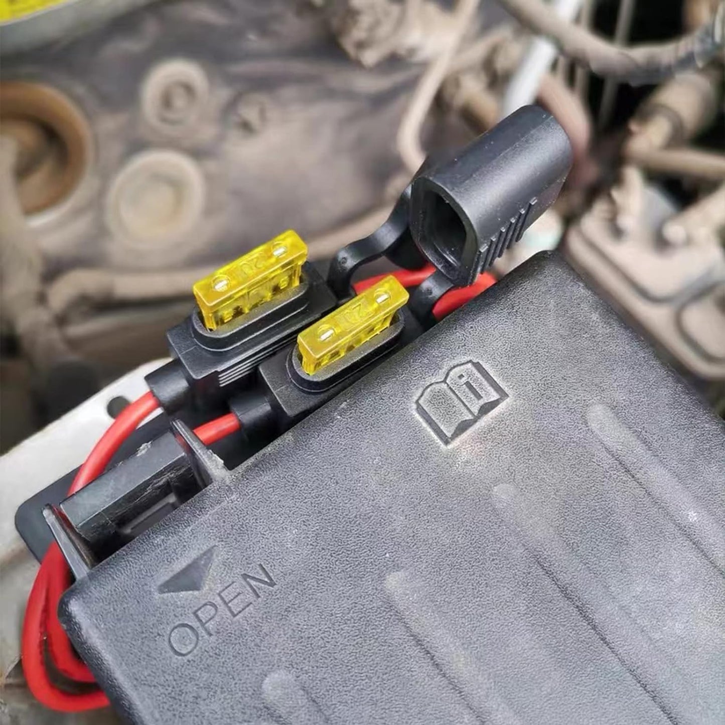 (80Pcs) 15 Amp Standard Fuse, 15A Car Blade Fuses for Car/RV/Truck/SUV/Motorcycle/Boat