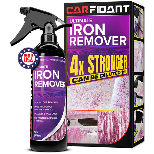Iron Remover Car Detailing – Iron Decon Spray, Pulls Out Brake Dust, Rust & Fallout - Contaminant Removal for Car Paint & Wheels, pH Neutral Formula - 16 fl. oz.